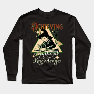 Achieving Mythical Knowledge Young Wizard Long Sleeve T-Shirt